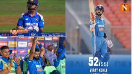 India vs England 3rd ODI Live Score: Virat Kohli's 50-Ball Fifty at Narendra Modi Stadium
								